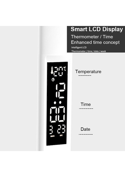 LED Katlanabilir Masa Lambası, Stil: USB Düz Fiş Çok Renkli (Yurt Dışından)