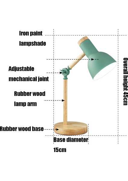 Göz Koruması Masa Lambası Us Plug Pembe (Yurt Dışından)