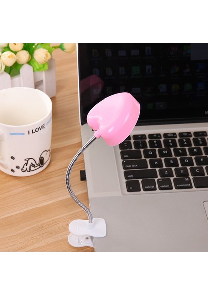Klip LED Kitap Işık Lambaları Okuma Kitabı Masa Lambası Mavi (Yurt Dışından)
