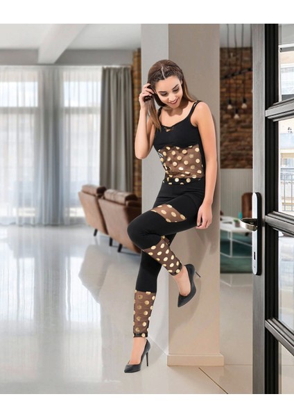 Kadın Askılı Kadın Tayt Takım 1501