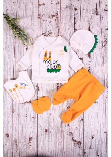 Magic Desenli Fularlı 5'Li Erkek Hastane Çıkışı modelleri