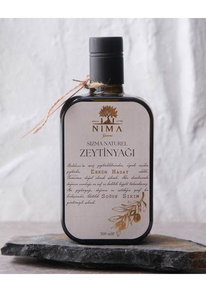 Nima Gurme Sızma Naturel Balıkesir Zeytinyağı 500 ml