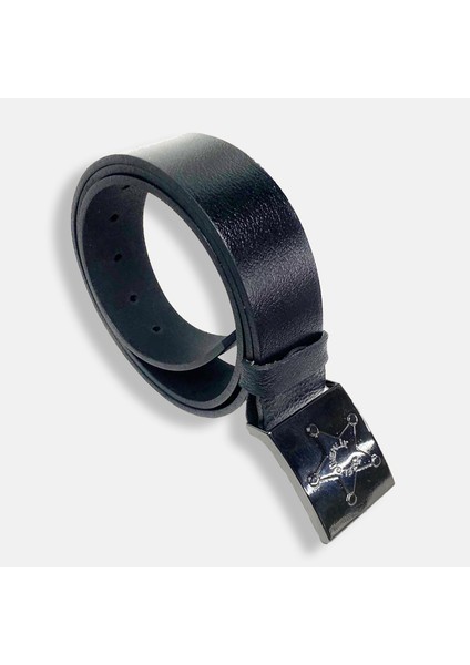 Manda Deri Özel Güvenlik Erkek Pantolon Kemeri Siyah Özel Güvenlik Yazılı Tokalı En 4cm fırsatları