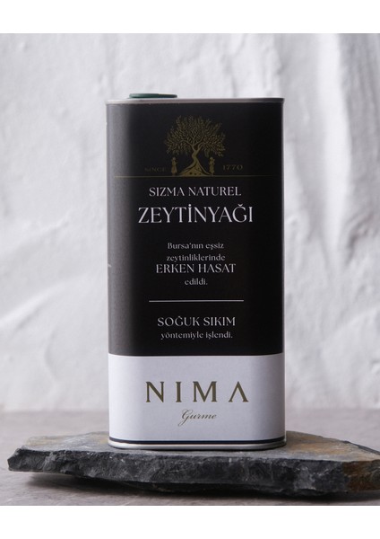 Nima Gurme Sızma Naturel Bursa Zeytinyağı 1 lt