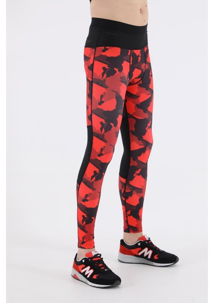SlimFit Erkek Turuncu Tayt 14080