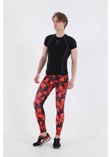 SlimFit Erkek Turuncu Tayt 14080