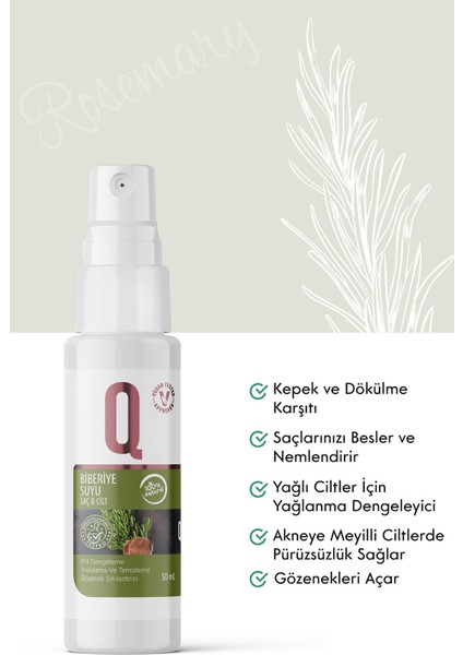 Organik Biberiye Suyu Kepek Cilt Temizleyici Yağlanma Dengeliyici fırsatları
