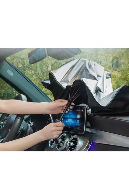 Ön Cam Araba Güneşlik Şemsiye Model 79X140CM fiyatları