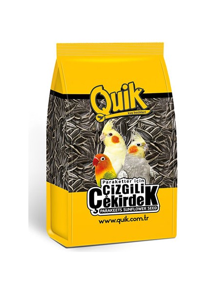 Quik Çizgili Paraket Çekirdeği 500GR