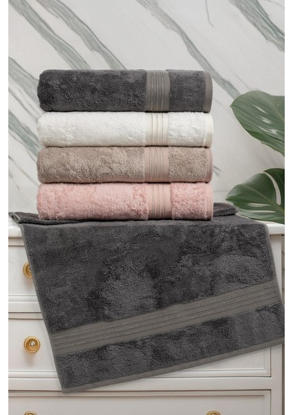 Maxwell Asorti Bambu 4'lü Banyo Havlusu