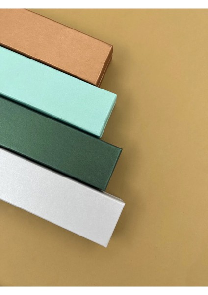 Çift Kapaklı Sert Karton Karma Renk Bileklik Kutusu 10 Adet / Kapak Kutu Kapak-Süngerli modelleri