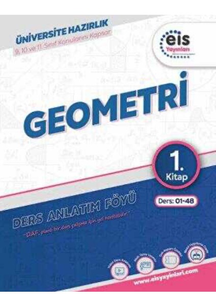 Yks Daf Matematik-Geometri Set (5 Kitap) Yeni Mavi Seri Ders Anlatım Föyleri indirimleri