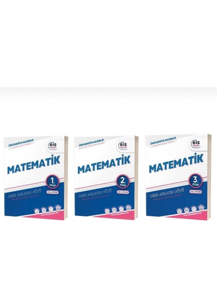 Eis Yayınları  Yks Daf Matematik 1-2-3 Set (3 Kitap) Yeni Mavi Seri Ders Anlatım Föyleri