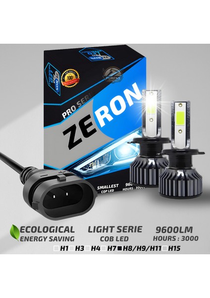 Toyota Corolla E120 2004-2006 Sis Farı Uyumlu Şimşek Etkili LED Xenon Pro Series H11