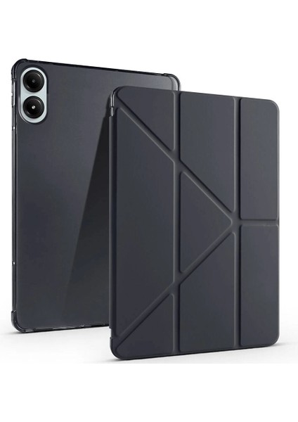 Xiaomi Redmi Pad Pro Kılıf Tri Folding Kalem Bölmeli Standlı Katlanan Kapaklı