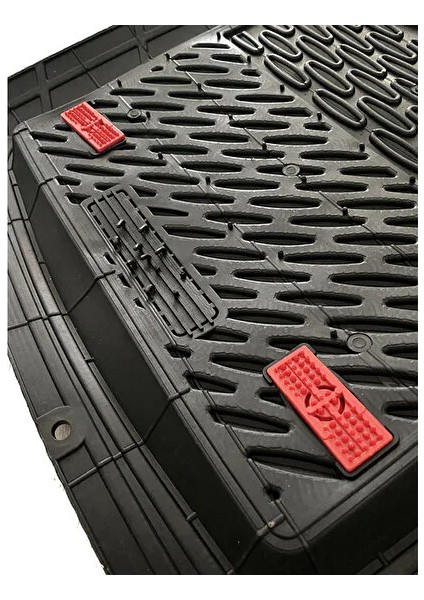 Renault Clio 4 Sporttourer 2014 Havuzlu Üniversal Maxi Paspas Siyah - Kırmızı fırsatları