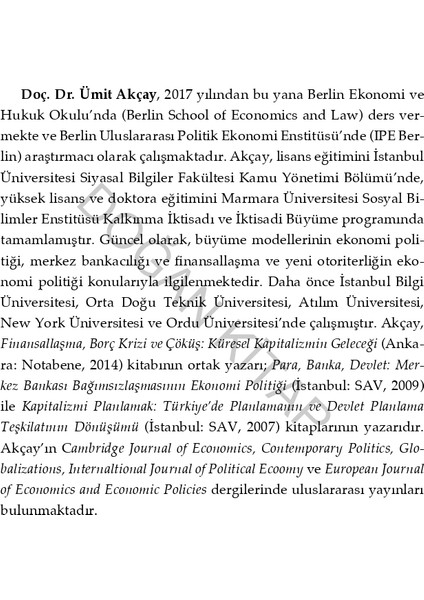 Krizin Gölgesinde En Uzun Beş Yıl (2018-2023) Türkiye’de Kriz, Siyaset Ve Sermaye - Ümit Akçay