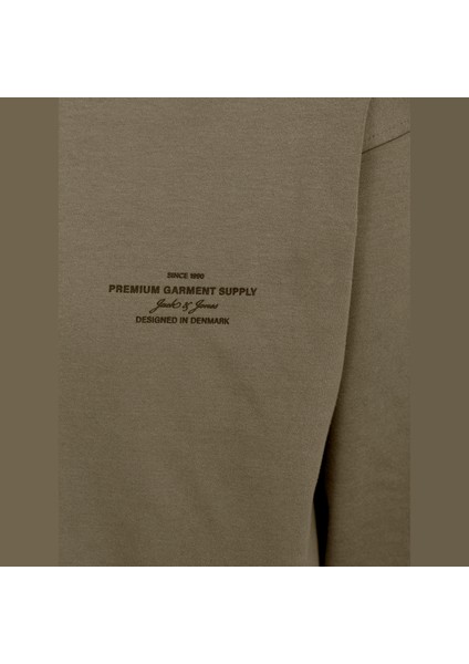 Erkek Gögüs Logo Baskili Sweatshirt - Blachad