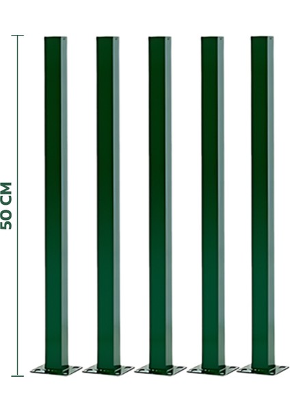 ÇİT SİSTEMLERİ 1 ADET 10 METRE ÇİM ÇİT VE 5 ADET PANEL ÇİT DİREĞİ YEŞİL AKSESUARLAR DAHİL