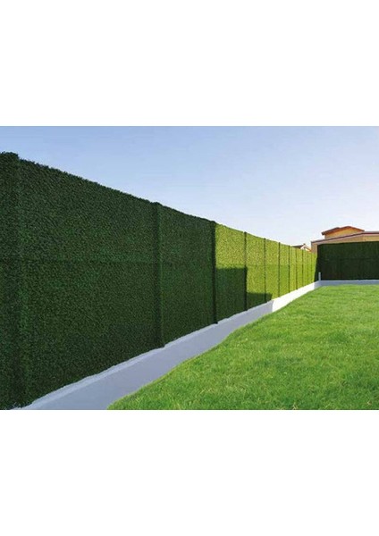 ÇİT SİSTEMLERİ 1 ADET 10 METRE ÇİM ÇİT VE 5 ADET PANEL ÇİT DİREĞİ YEŞİL AKSESUARLAR DAHİL