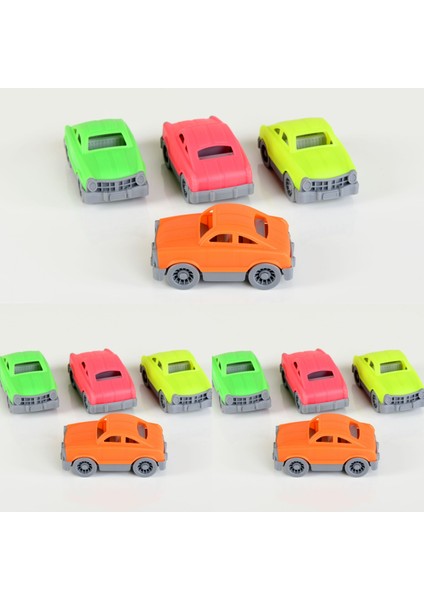 Atay Toys Mınıq Cıty Car Auto Neon 12 Adet Oyuncak Araba