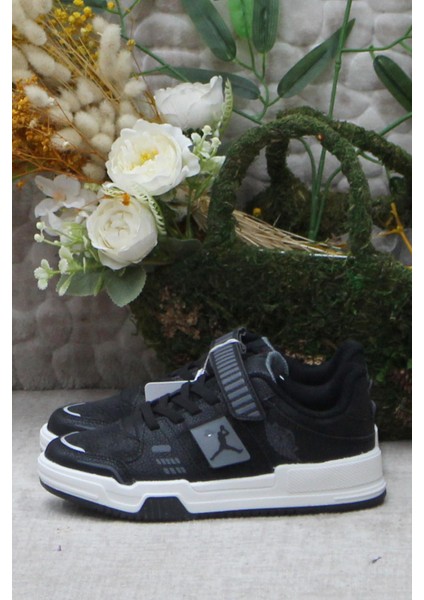 Cool King Kısa Siyah Rahat Sneaker Çocuk Ayakkabı modelleri