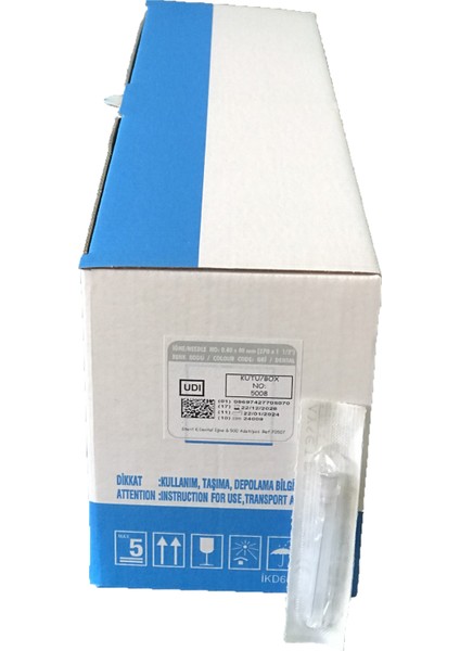 Dental İğne Ucu Gri 27 gr 0,40 x 40 mm - 500 Adet 2 Kutu