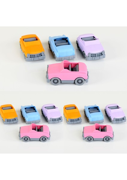 Mınıq Cıty Car Cabrıo Pastel 12 Adet Oyuncak Araba