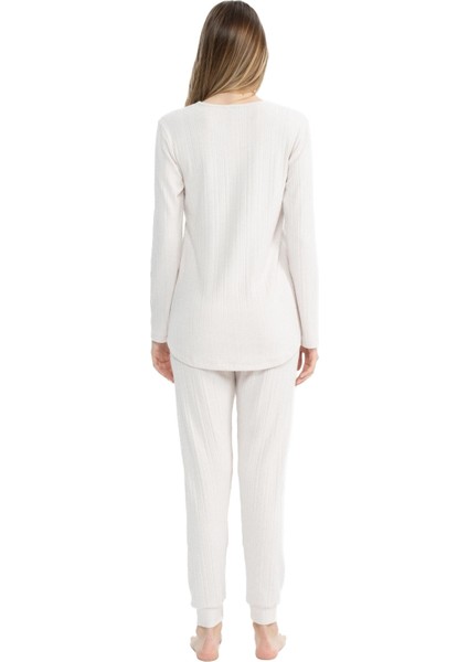 17089 Kadın Yuvarlak Yaka Pijama Takımı fiyatları