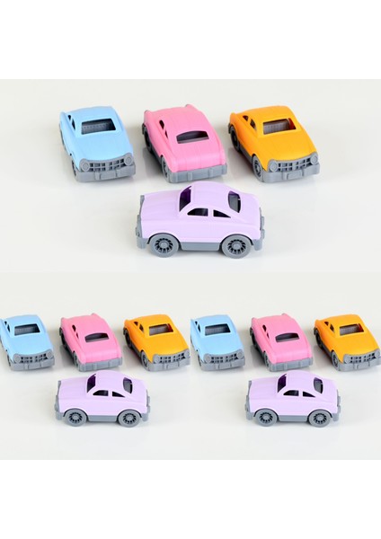 Atay Toys Mınıq Cıty Car Auto Pastel 12 Adet Oyuncak Araba