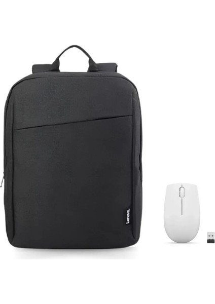 B210 GX40Q17225 Siyah 15.6" Laptop Sırt Çantası &lenovo 300 GY51L15677 Optik Kablosuz Beyaz M