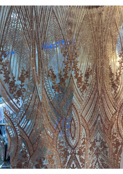 10 Yard Çift Baskı Serigrafili Tulle (Parti Elbiseleri Için 514)