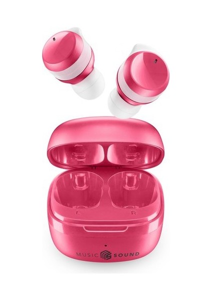 Music Sound Flow Tws Kulaklık-Pembe