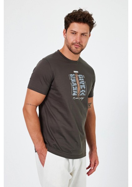 Baskılı Regular Fit T-Shirt (E24-00213)