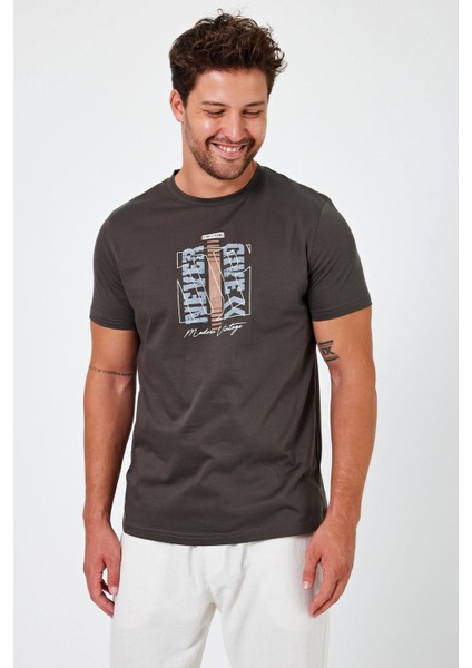 Baskılı Regular Fit T-Shirt (E24-00213) modelleri