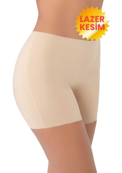 Kadın Lazer Kesim Toparlayıcı Yüksek Bel Boxer Korse 3'lü Set