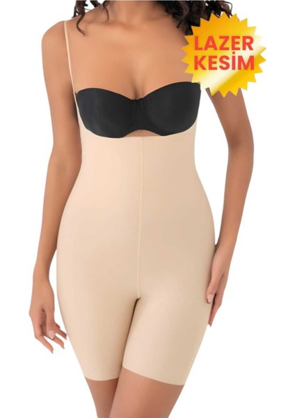 Kadın Lazer Kesim Toparlayıcı Tam Boy Askılı Korse fırsatları