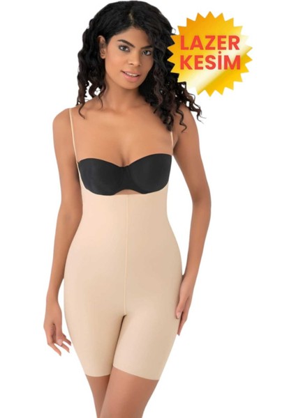 Kadın Lazer Kesim Toparlayıcı Tam Boy Askılı Korse indirimleri