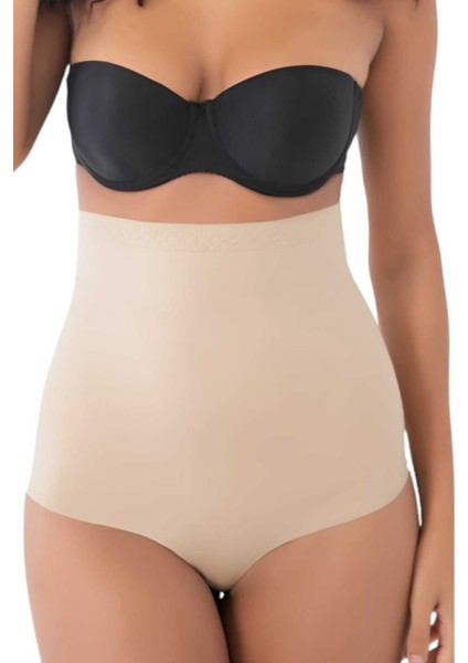 Kadın Lazer Kesim Toparlayıcı Yüksek Bel Slip Korse 3'lü Set