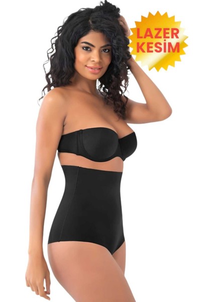 Kadın Lazer Kesim Toparlayıcı Yüksek Bel Slip Korse 3'lü Set