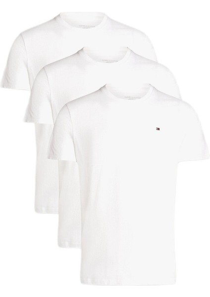 Erkek 3'lü Beyaz T-Shirt UM0UM03379 indirimleri