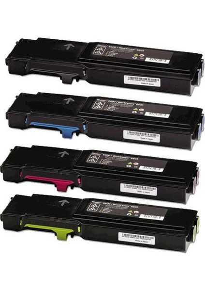 Xerox Wt 6600/6605 Uyumlu Muadil Toner Seti (Siyah Sarı Kırmızı Mavi )