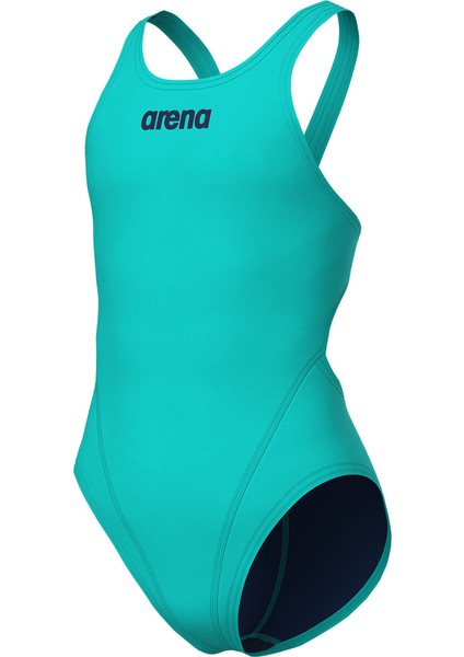 Team Swimsuit Swim Tech Solid Çocuk Mavi Yüzücü Mayosu 004764870