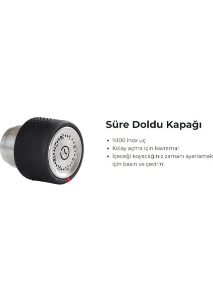 Çelik Termos 280ML & 500ML Lid Sof Touch Kapak