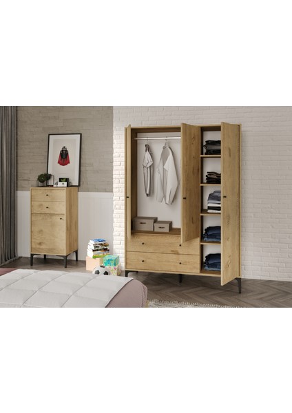 Focus Life Wood Genç Odası Takımı (%100MDF)