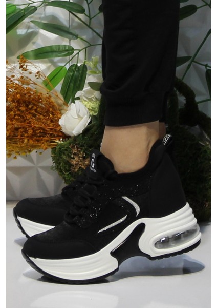 Guja 24K300-1 Siyah Ürün Kalın Taban Sneaker Kadın Ayakkabı modelleri