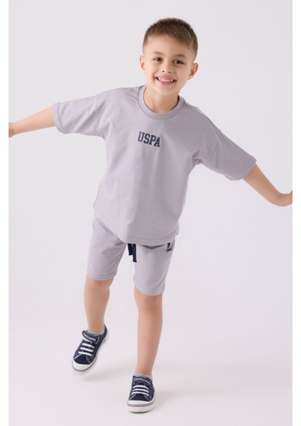 Erkek Çocuk Bermuda Takım Gri modelleri
