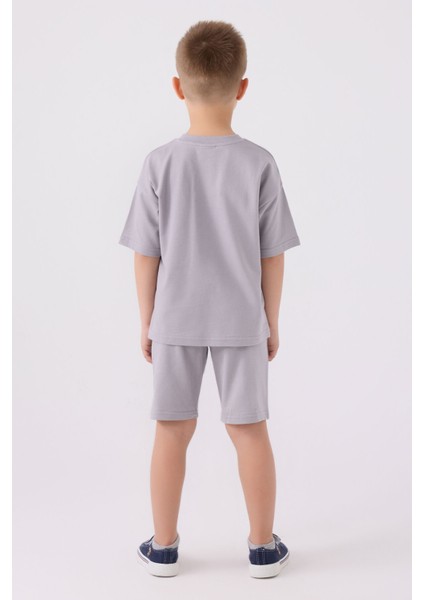 Erkek Çocuk Bermuda Takım Gri indirimleri