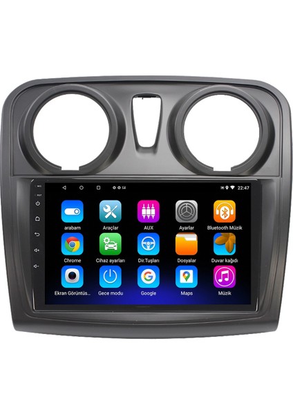 Dacia Dokker Android 2gb Ram 32GB Rom Carplay Navigasyon Multimedya