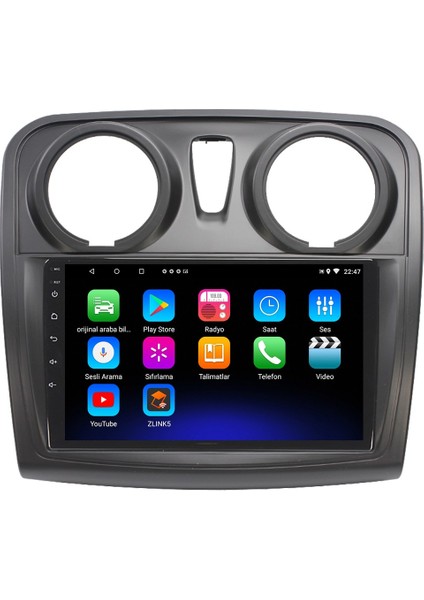 Dacia Dokker Android 2gb Ram 32GB Rom Carplay Navigasyon Multimedya fiyatları